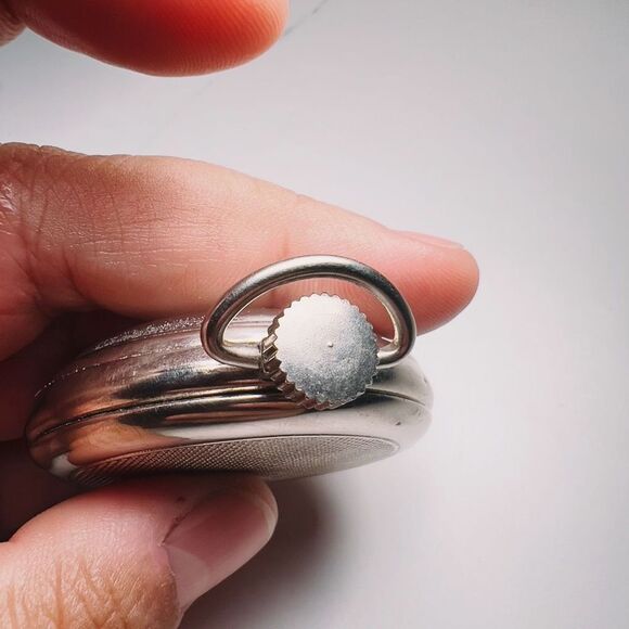 Westclox | Unisex | Pocket Watch | One Size | Collectable Silver 1950's Manual P - Picture 5 of 6